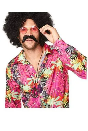 1960s Flower Power Shirt Men