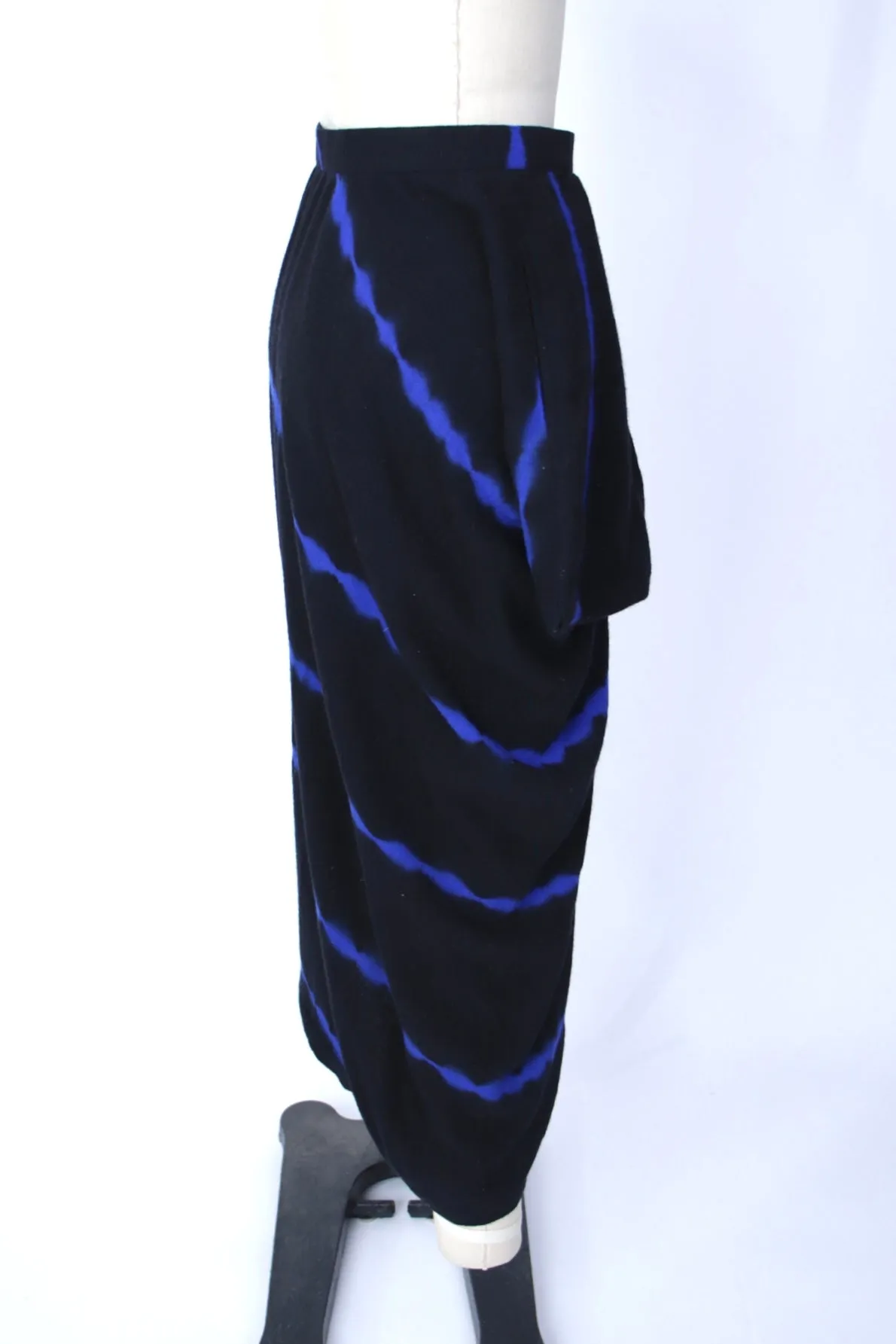 1980s Issey Miyake Wool Deformed Skirt