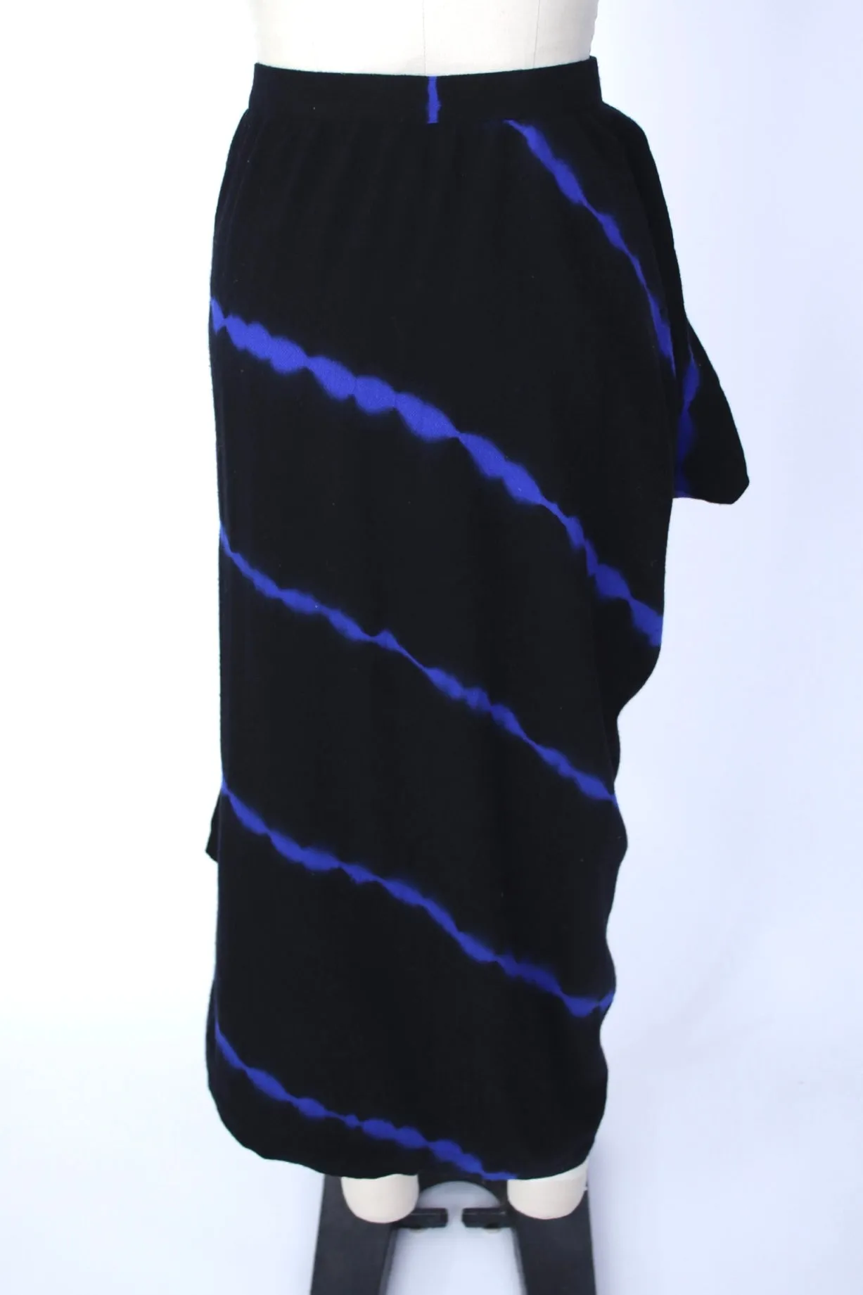 1980s Issey Miyake Wool Deformed Skirt