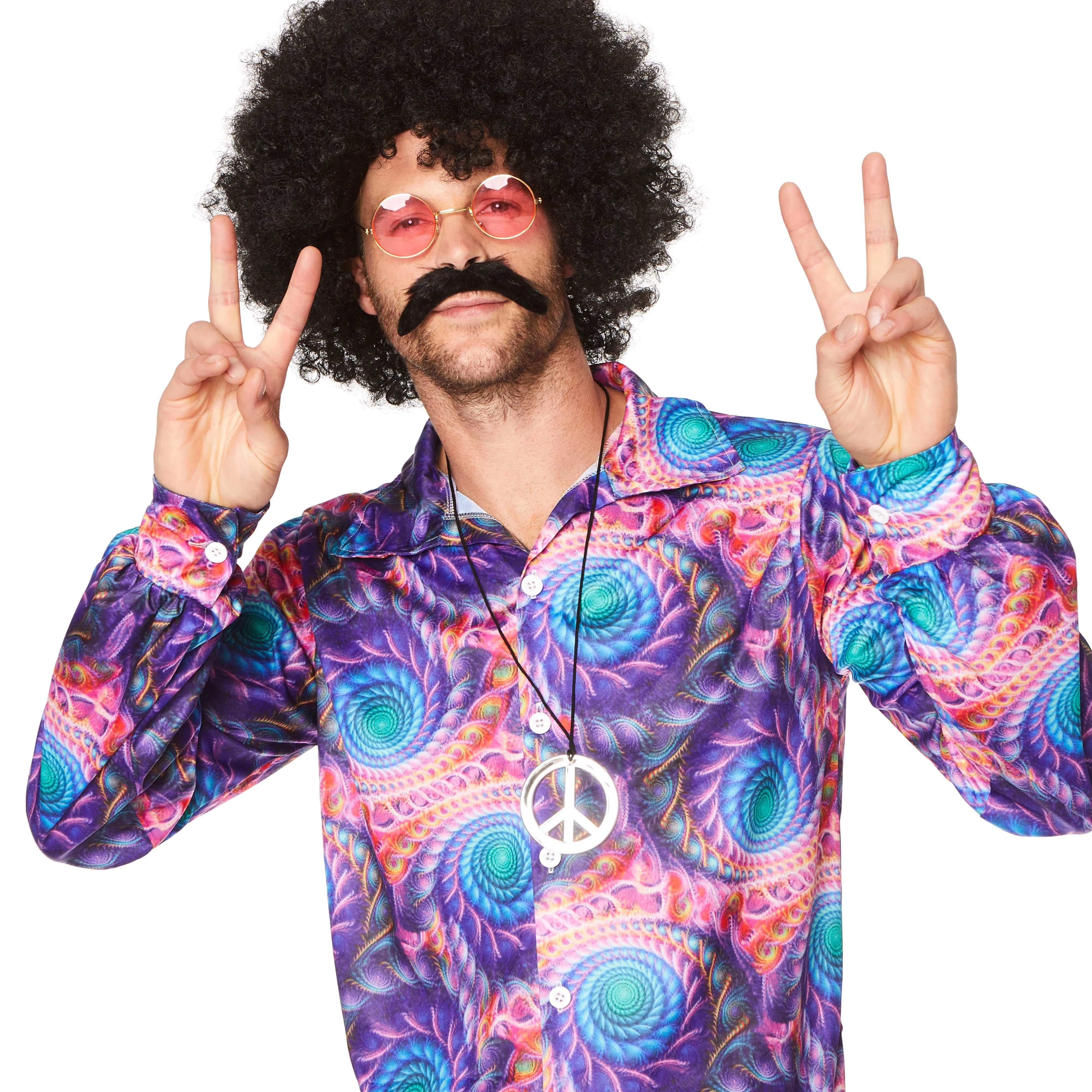 60s 70s Boho Shirt for Men