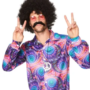 60s 70s Boho Shirt for Men