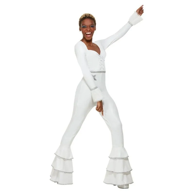 70s Deluxe Glam Costume, White