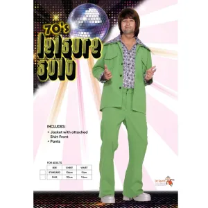 70s Leisure Suit Green