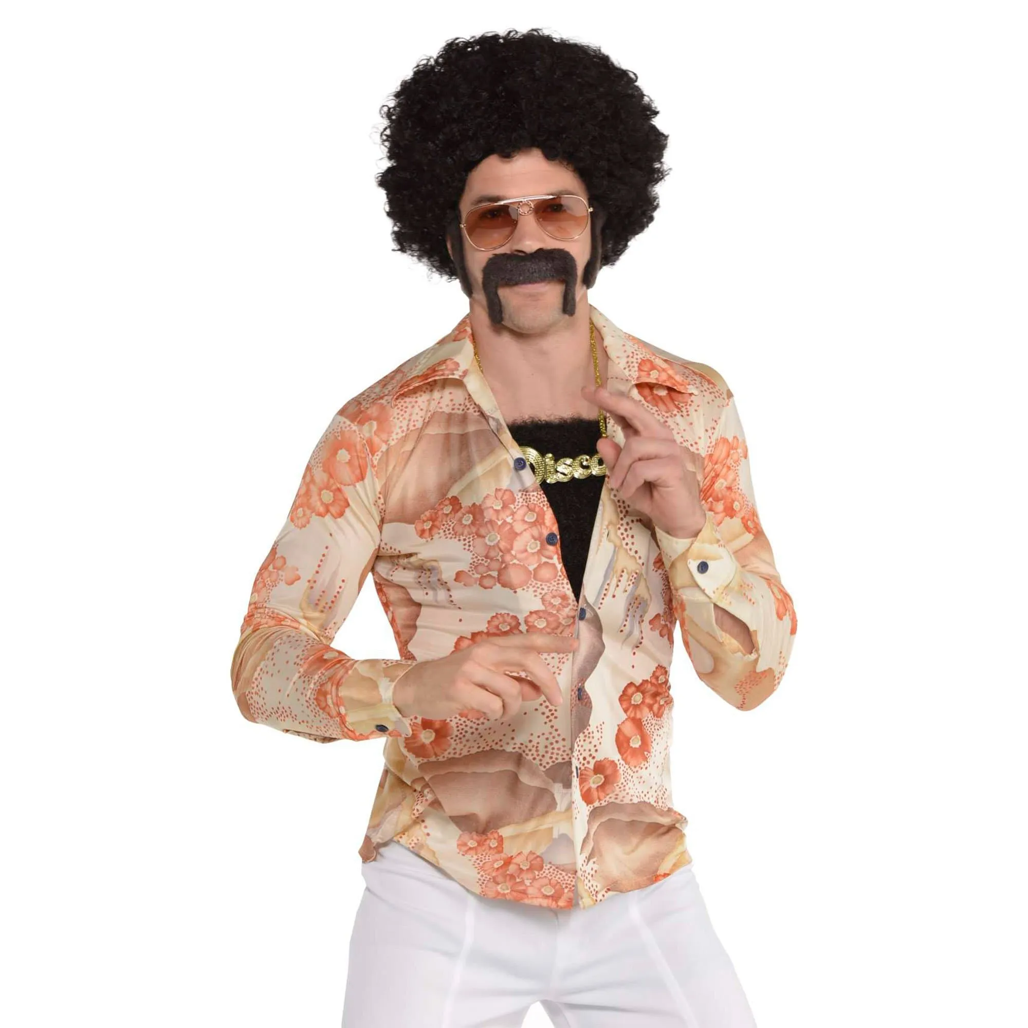 70s Men's Disco Hair Set