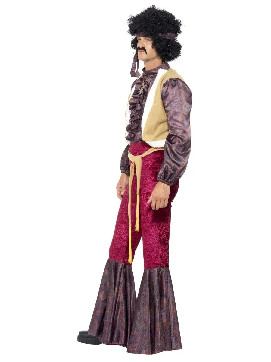70's Psychedelic Rocker Costume Purple