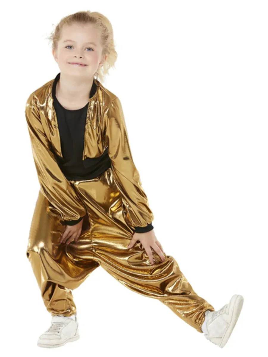 80s Gold Girl's Costume