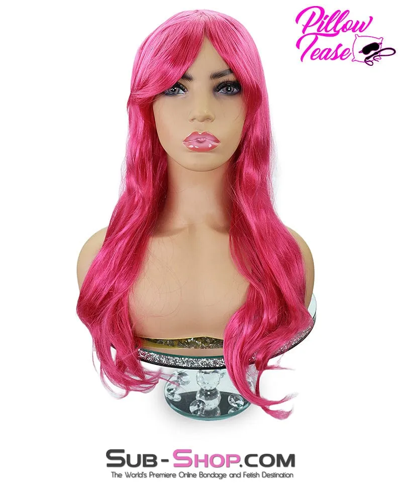 9967AE      Sex Bomb 24" Pink Wig