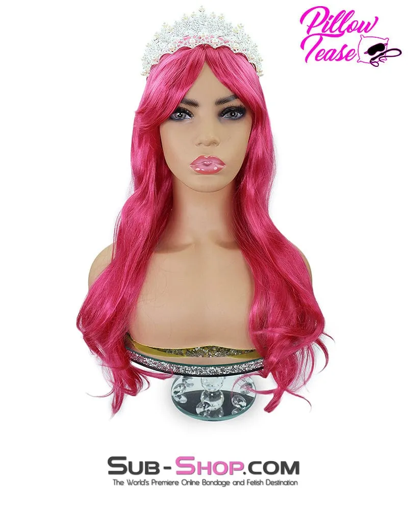 9967AE      Sex Bomb 24" Pink Wig