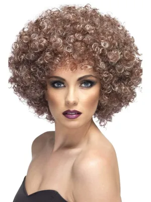 Afro Wig 70's Disco Foxy Blonde & Brown