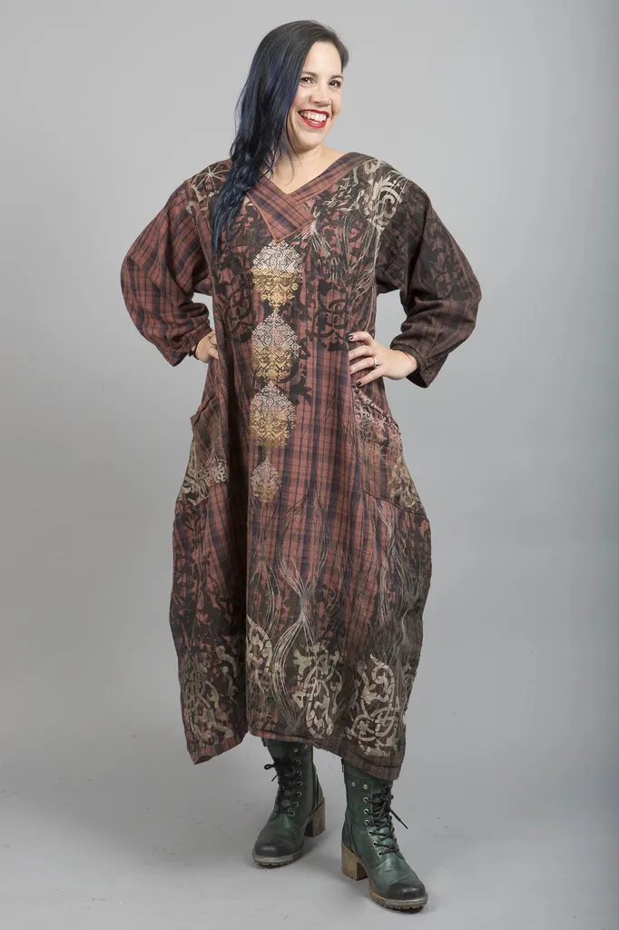 Alana Blue Moon Dress Printed