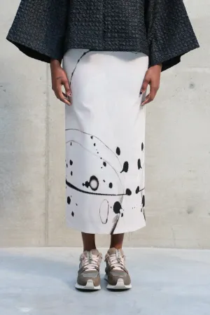 Alessio Bardelle Abstract Pencil Skirt