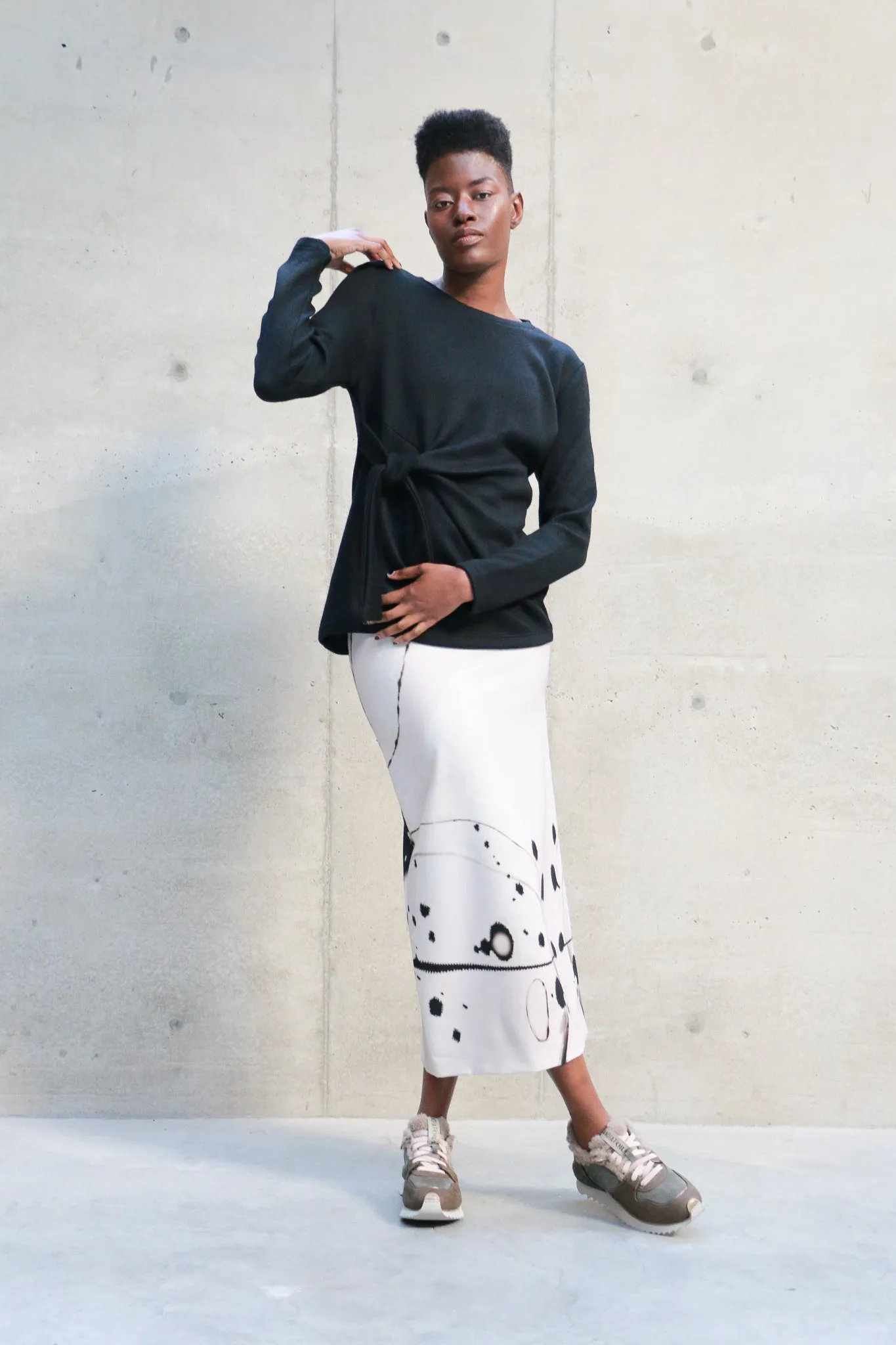 Alessio Bardelle Abstract Pencil Skirt