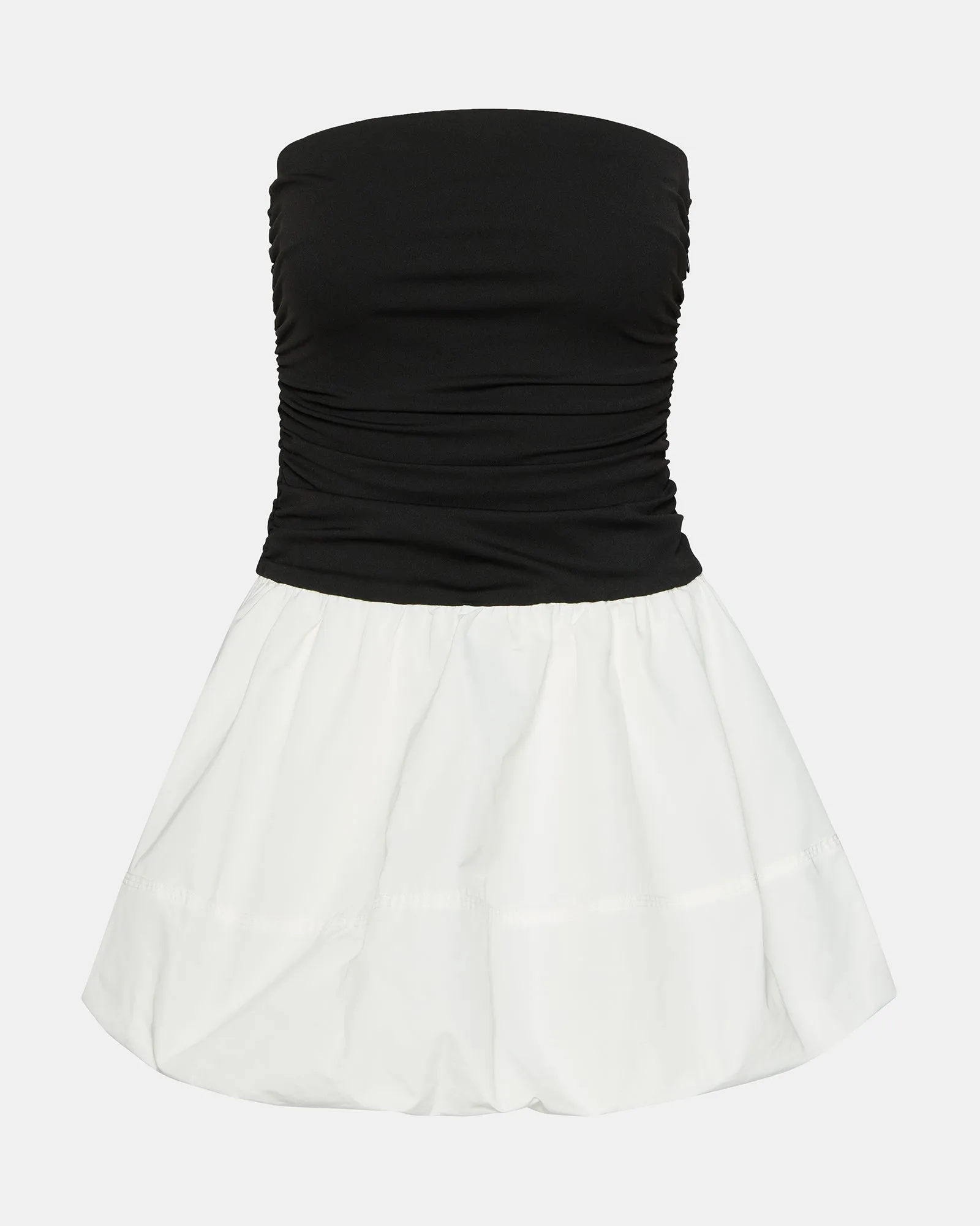 AMARI DRESS BLACK/WHITE