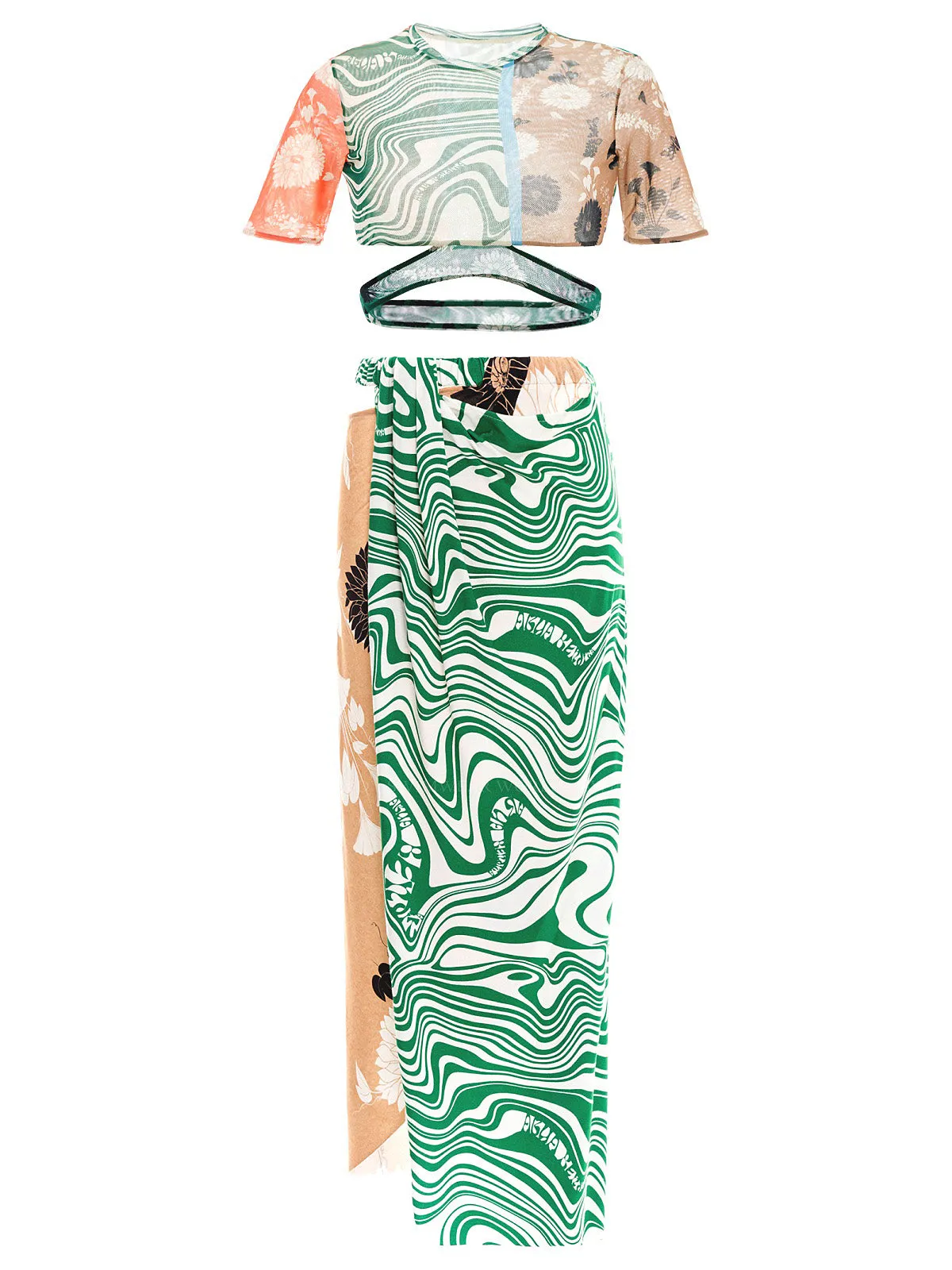Arianne Crop-Harlyn Skirt ::RET