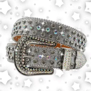 belt Diamond Rhinestone Belts Fashion Luxury Crystal Studded Pin Buckle Belt Belts for Women Jeans Decoration Beautiful
