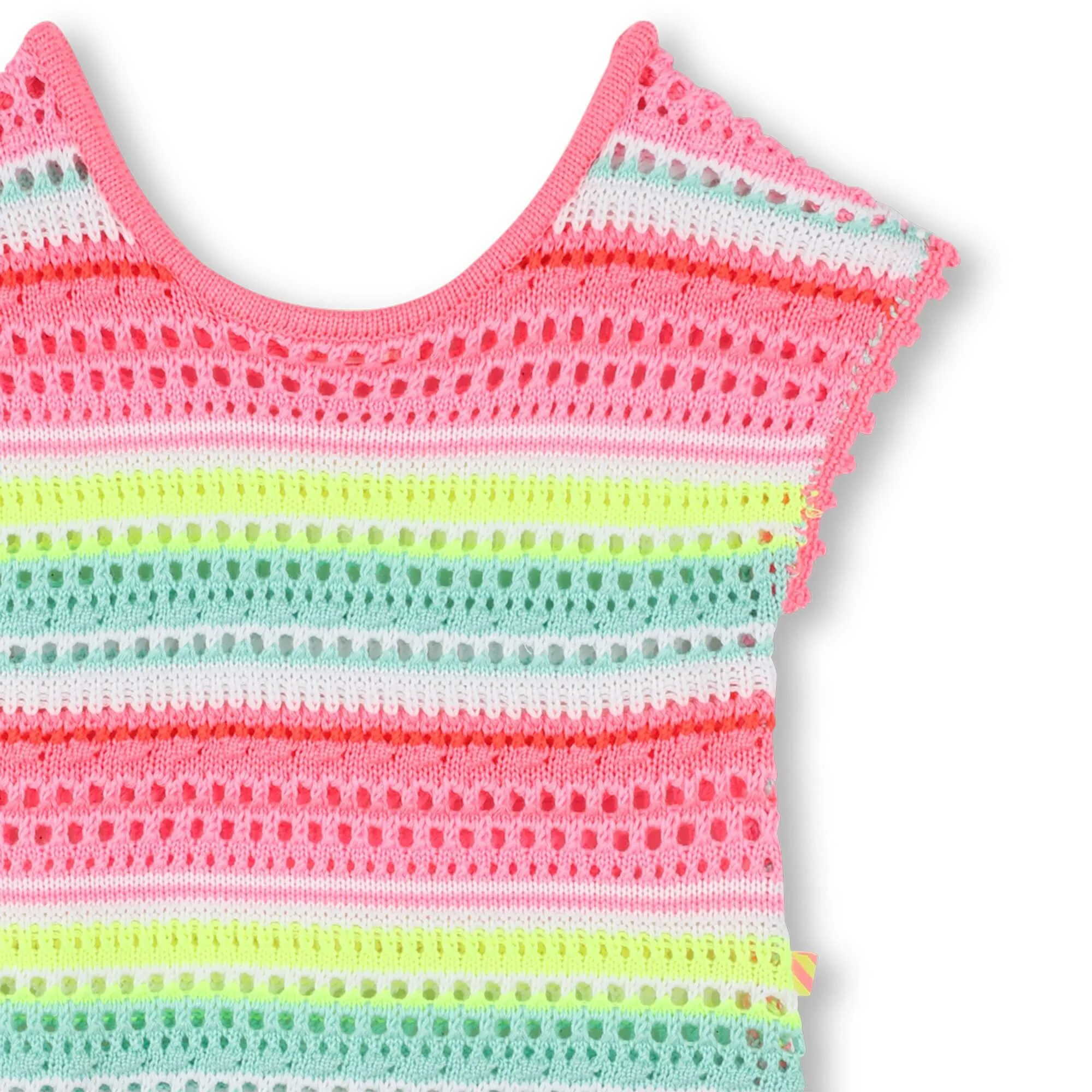 Billieblush Multicoloured Crochet Dress
