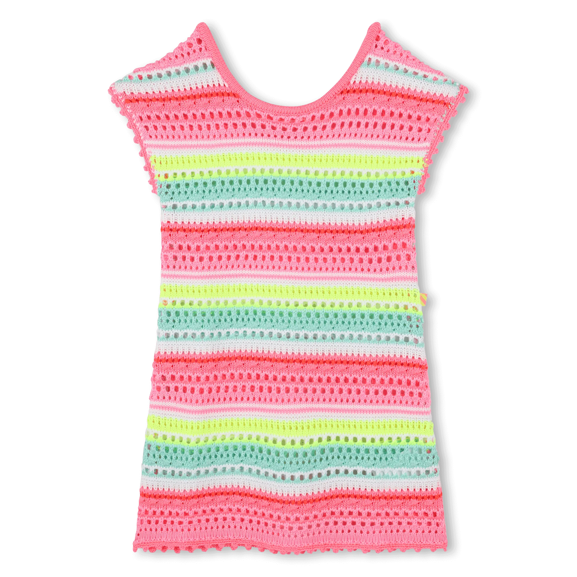 Billieblush Multicoloured Crochet Dress