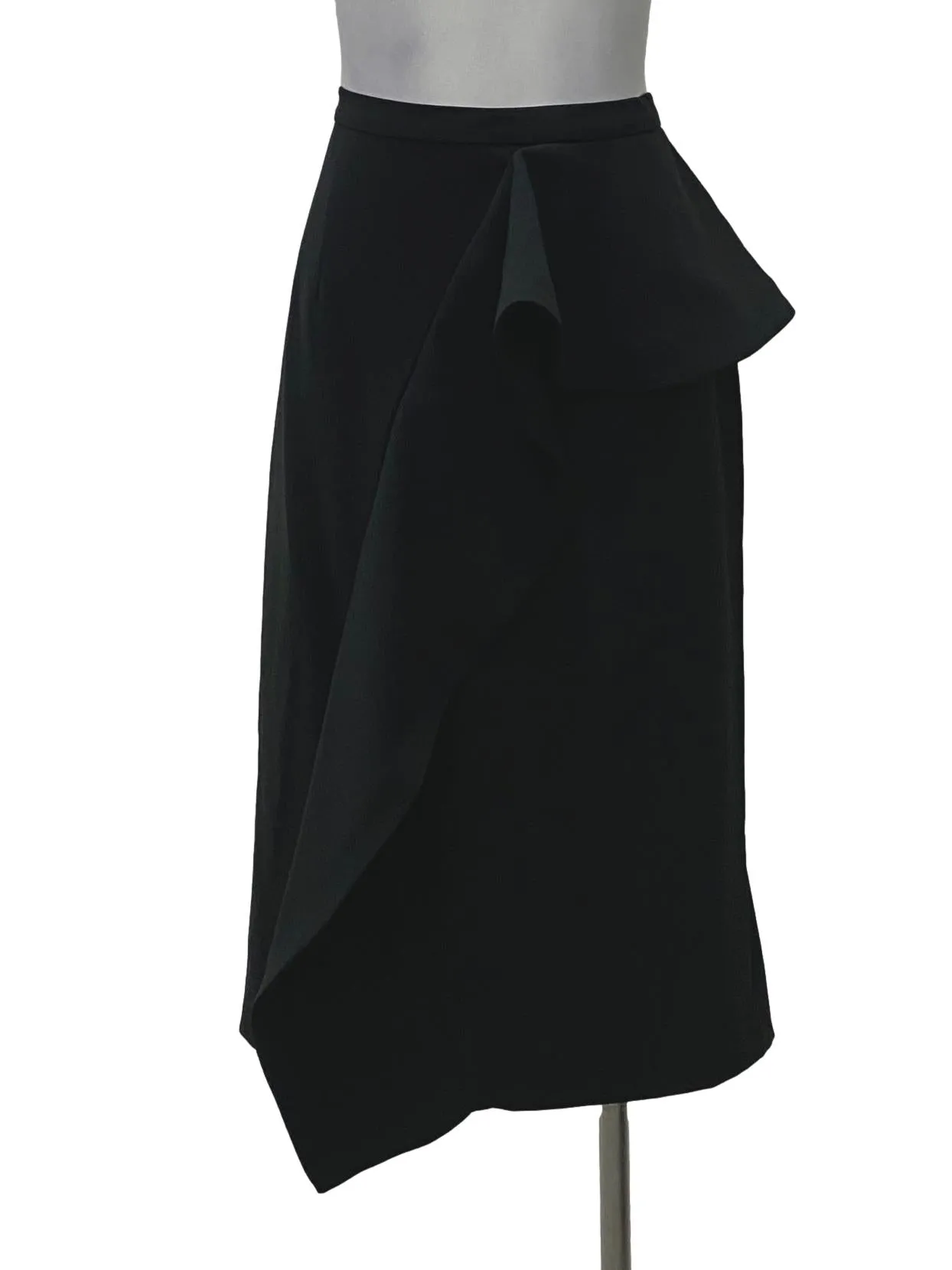 Black Asymmetrical Skirt