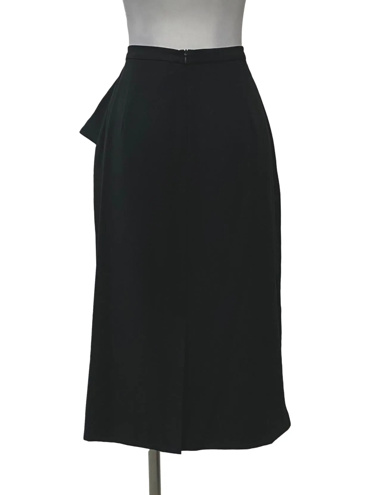 Black Asymmetrical Skirt