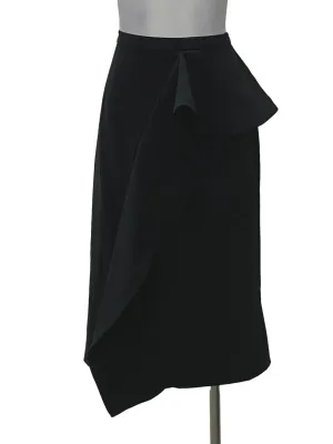 Black Asymmetrical Skirt