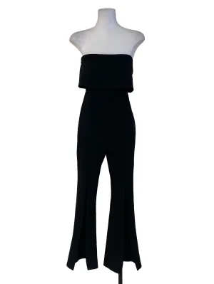 Black Plain Jumpsuit