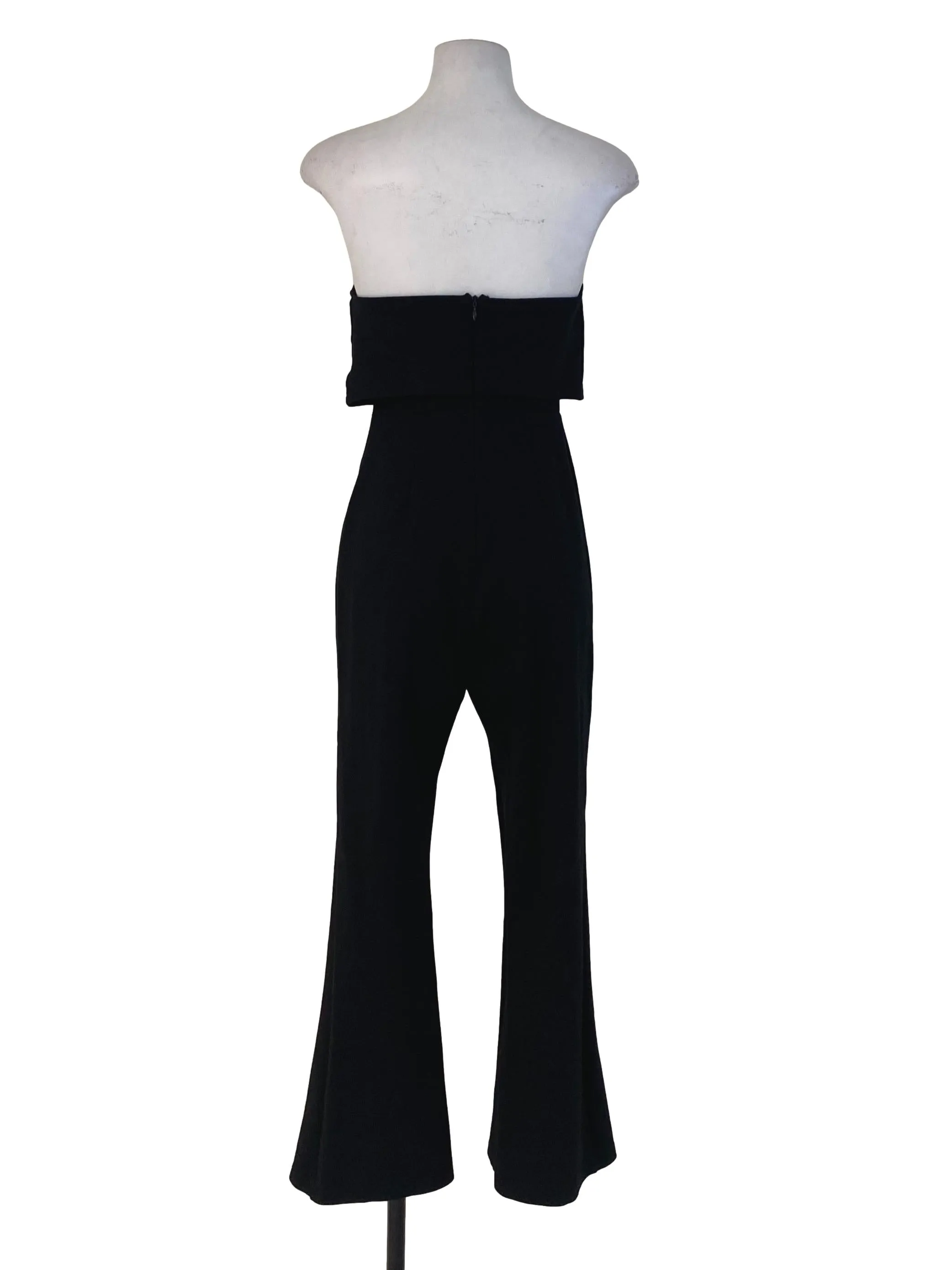 Black Plain Jumpsuit