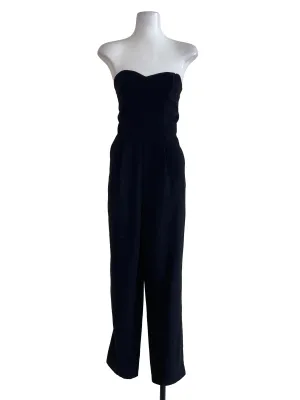 Black Strapless Jumpsuit