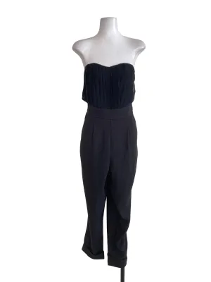 Black Strapless Jumpsuit