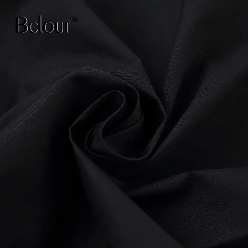 Boutique Fashion Shirt Crop Tops for Women  Elegant Blouses  with Flare Sleeve Sexy Asymmetrical Shirts Streetwear