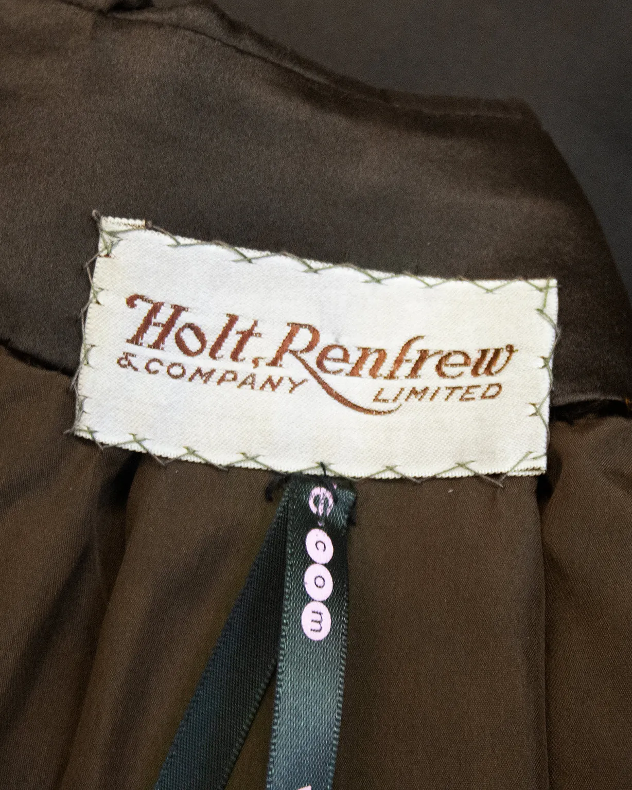 Brown Satin Opera Coat