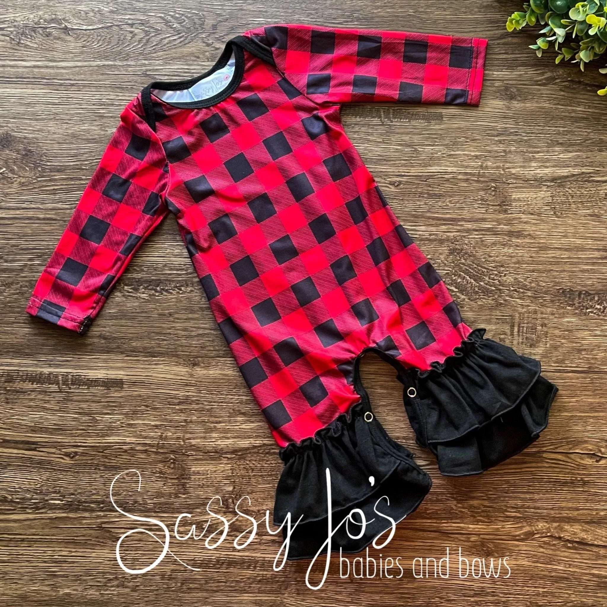 Buffalo Plaid Jumpsuit