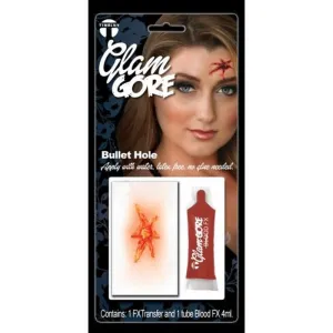 Bullet Hole - Glam Gore 3 D Transfer Kit