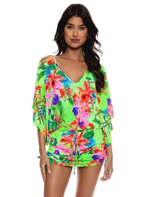 Cabana V Neck Dress ::RET