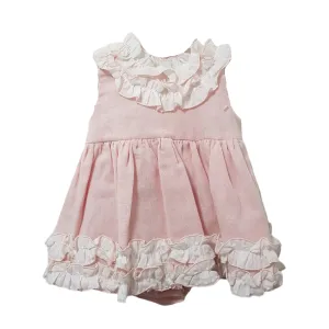 Ceyber Baby Girls Pink Frill Dress