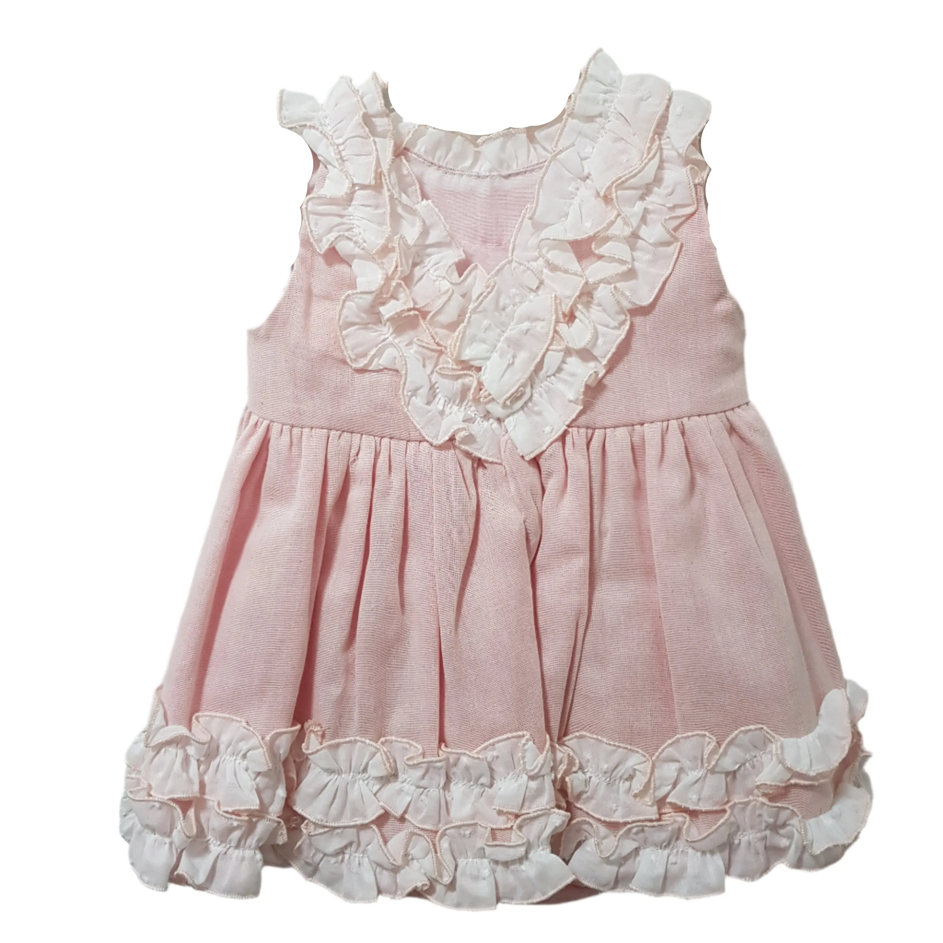 Ceyber Baby Girls Pink Frill Dress