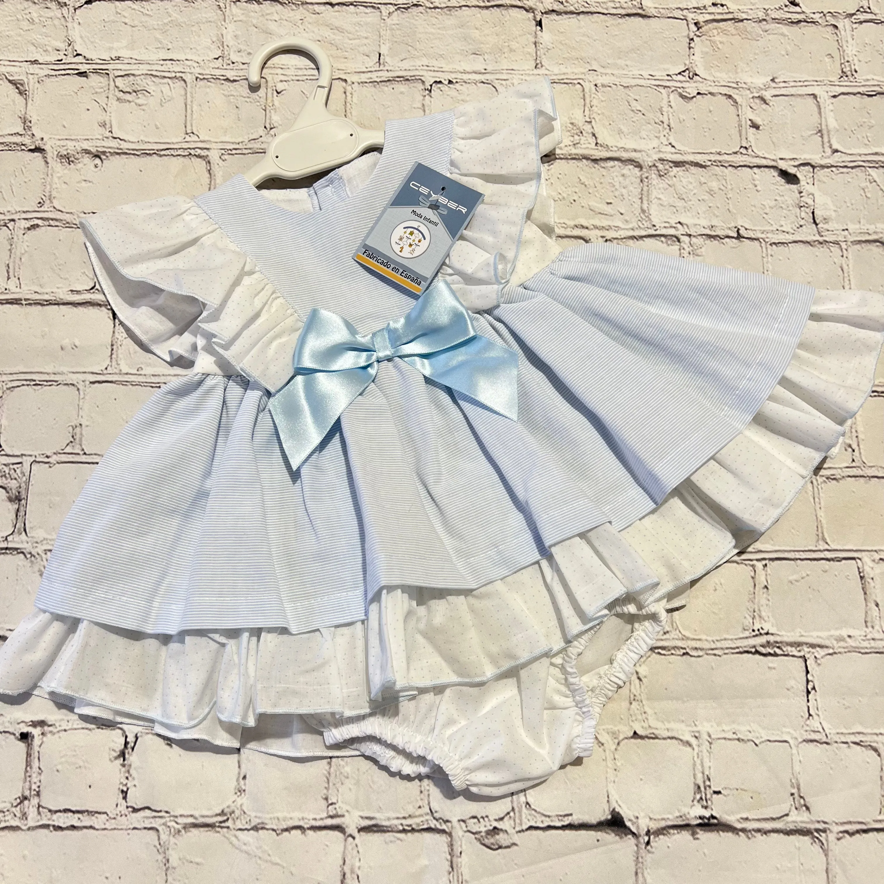 Ceyber Blue Stripe Dress Collection