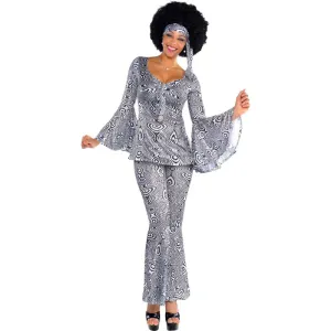 Dancing Queen 70s Women's Disco Pantsuit