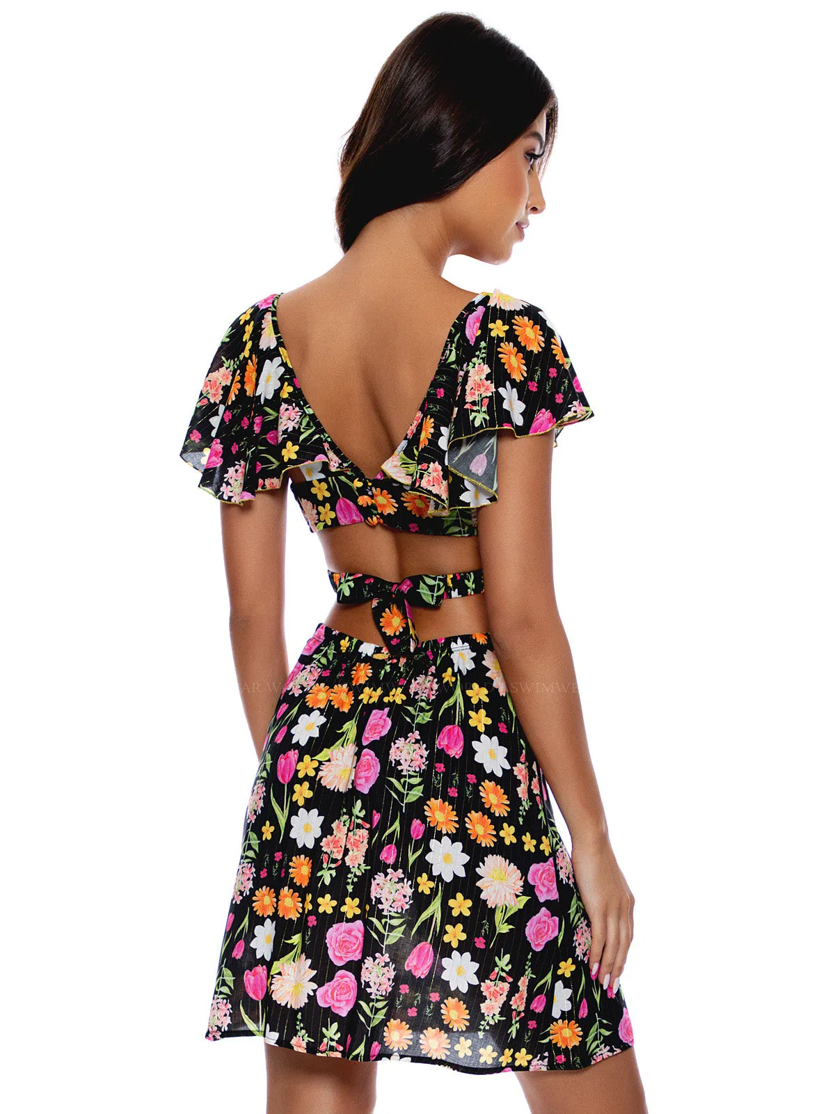 Deep V Cut Out Dress