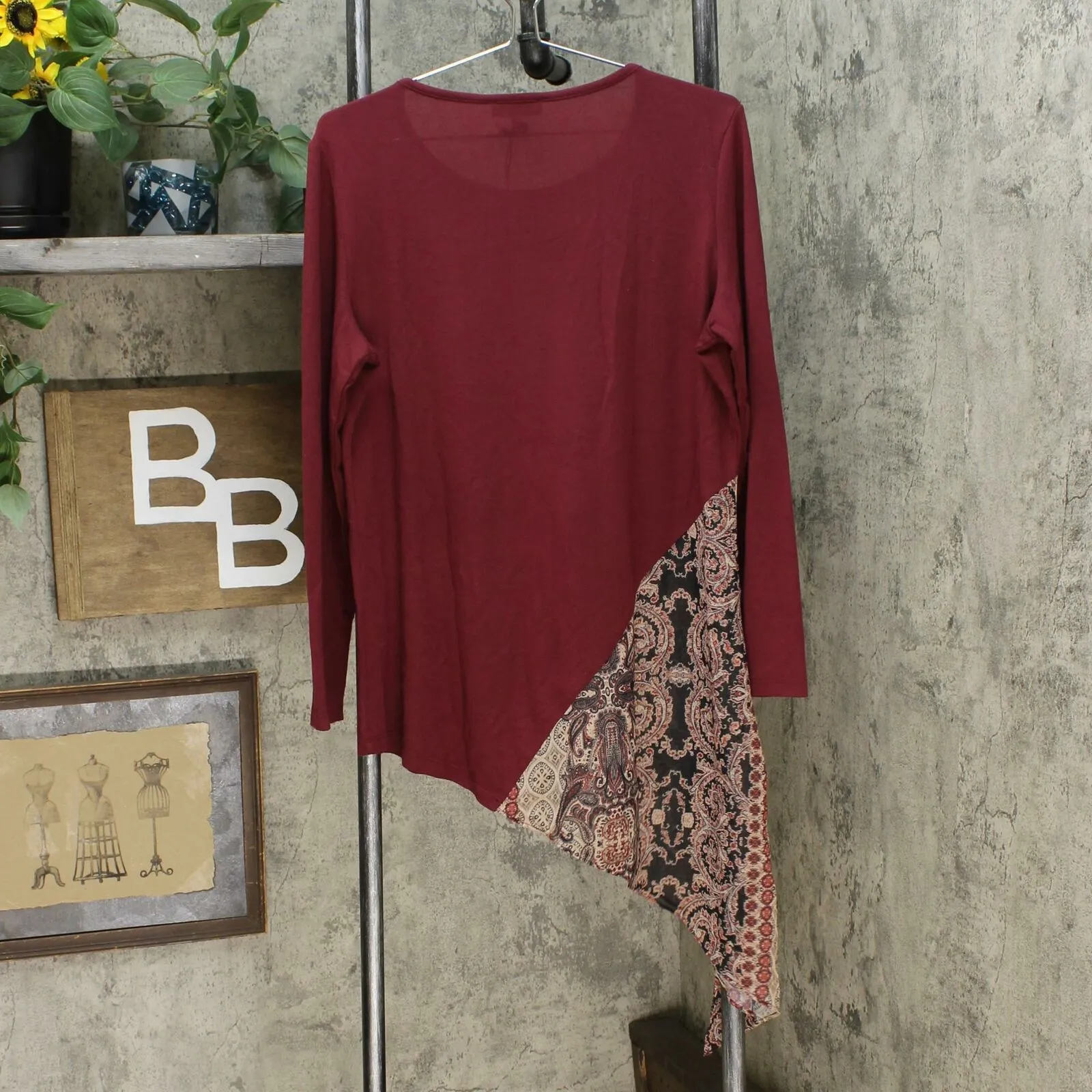 DG2 by Diane Gilman Women's Asymmetric Combo Top