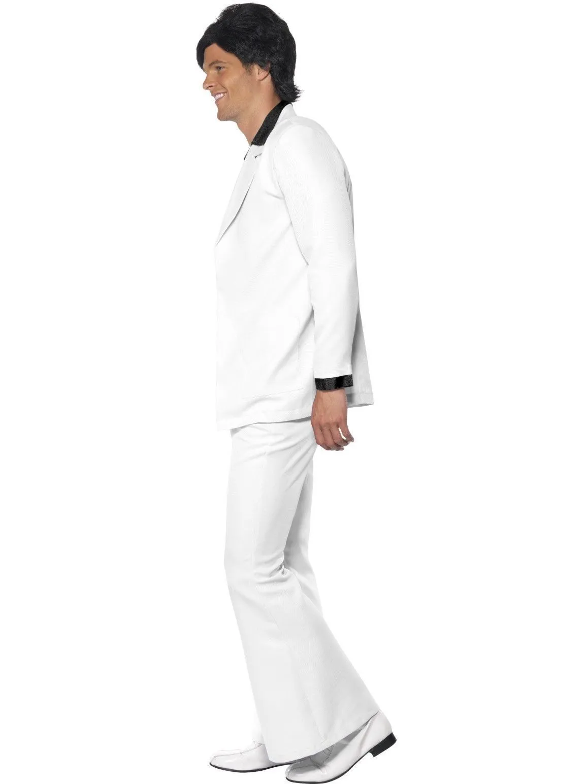 Disco Fever 1970's White Suit Men's Costume