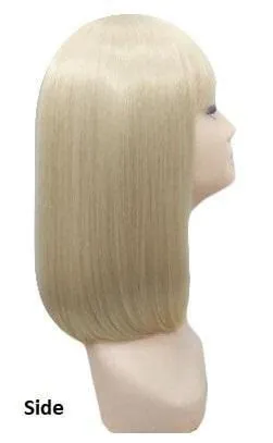 Disco Shoulder Length Blonde 70's Female Costume Wig With Fringe