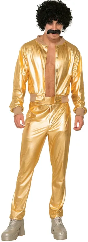 Disco Singer Gold Mens Outfit