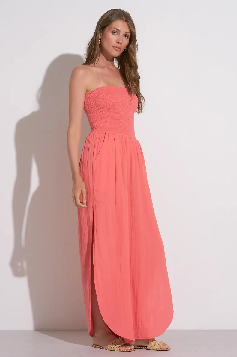 Elan Strapless Smocked Jumper