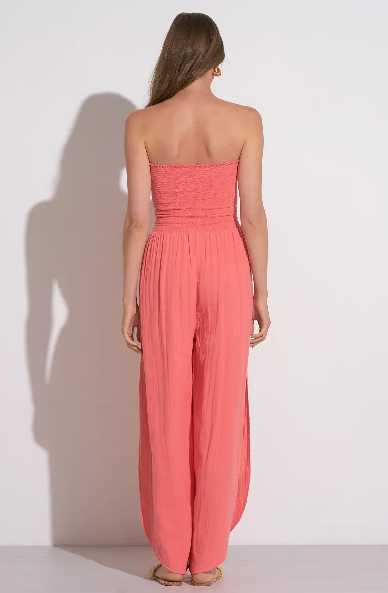 Elan Strapless Smocked Jumper