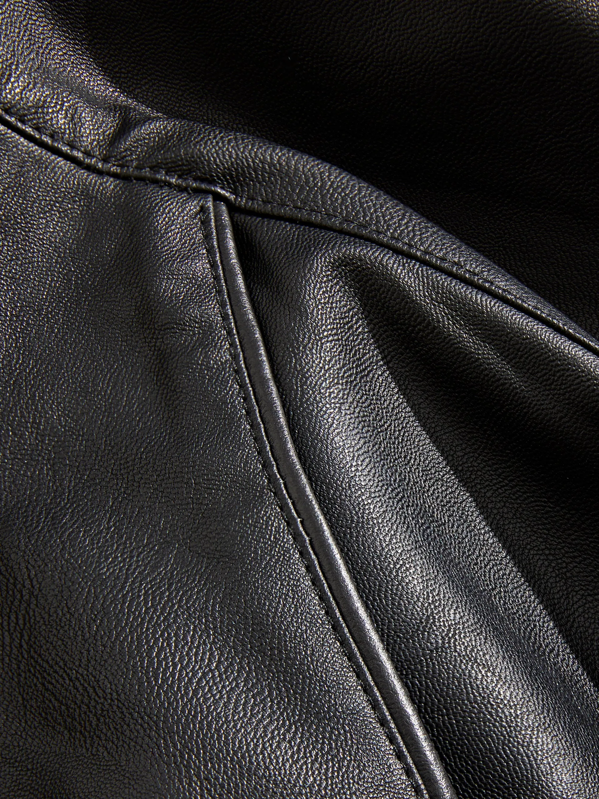 ELIRA - Leather | High Waist Midi Skirt