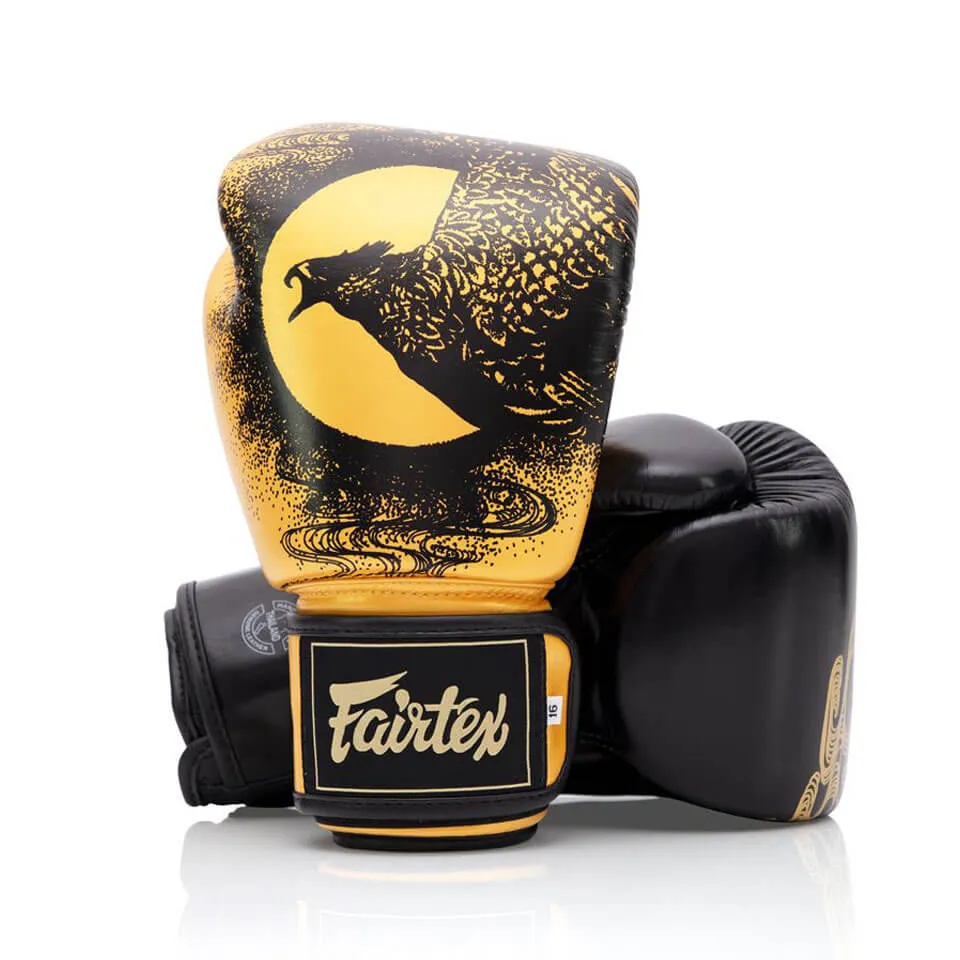 Fairtex BGV26 Harmony Six Boxing Gloves Black/Gold