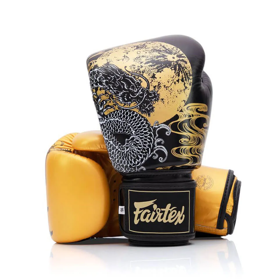 Fairtex BGV26 Harmony Six Boxing Gloves Black/Gold