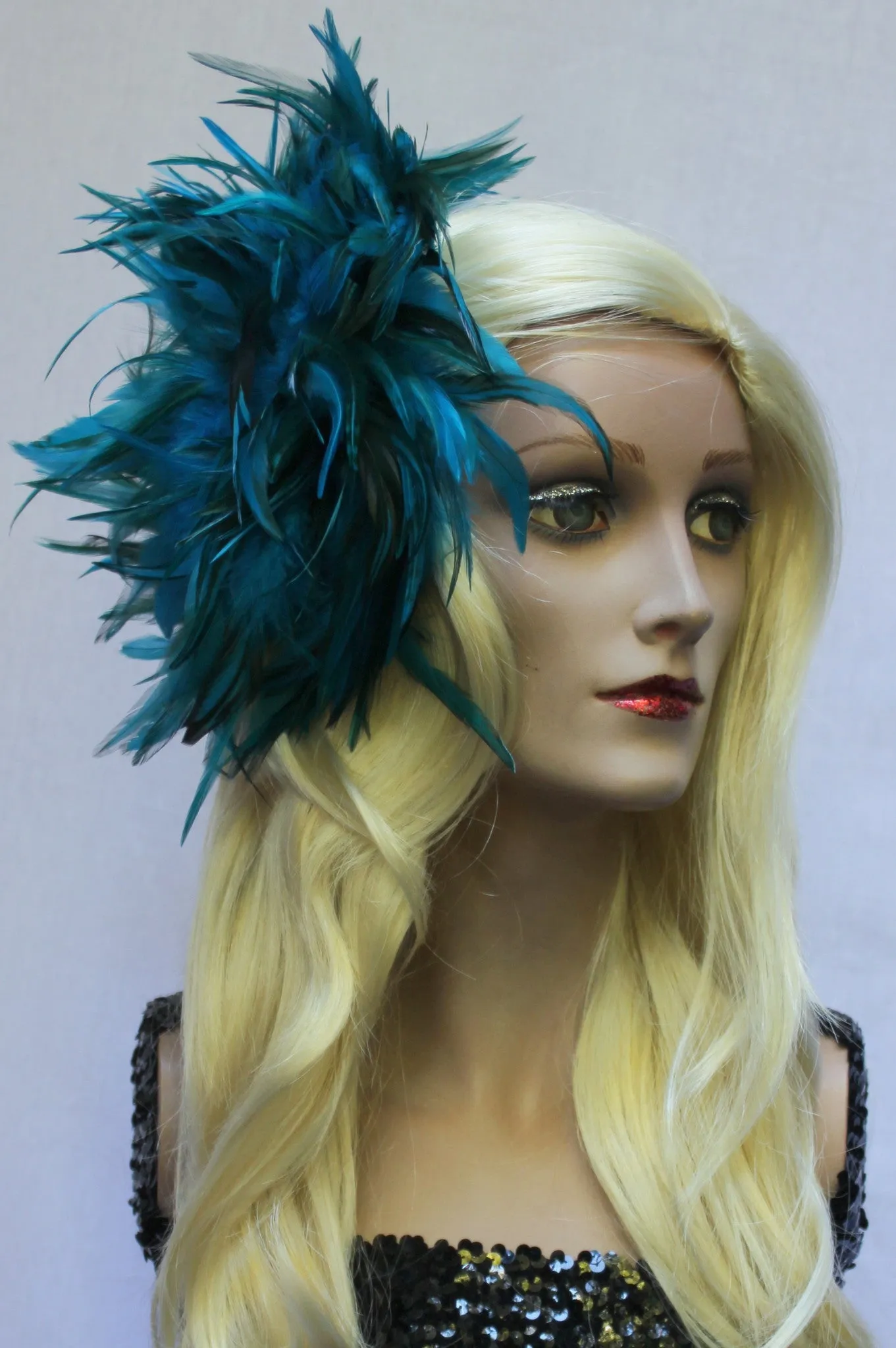 Fierce Rooster Feather Hairclip