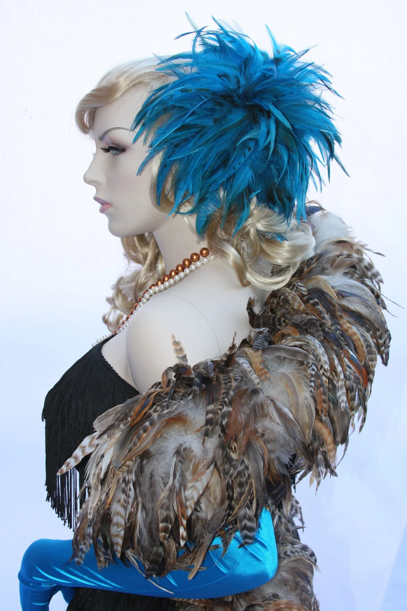 Fierce Rooster Feather Hairclip