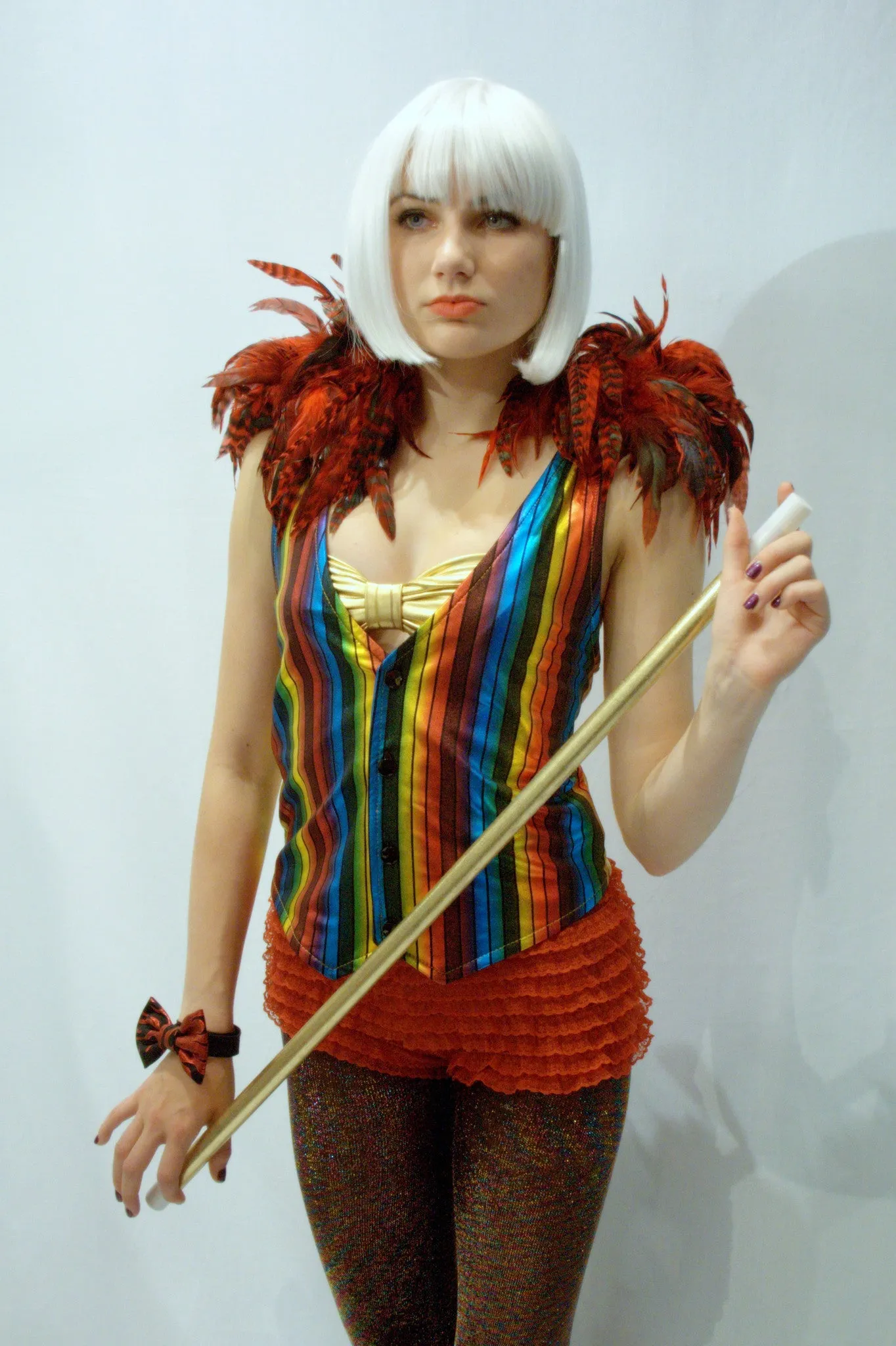 Fierce Rooster Feather Hairclip
